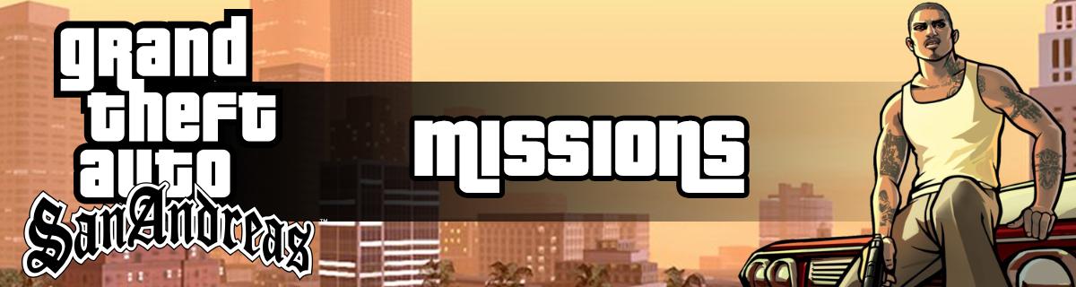 gta san andreas mission list in order