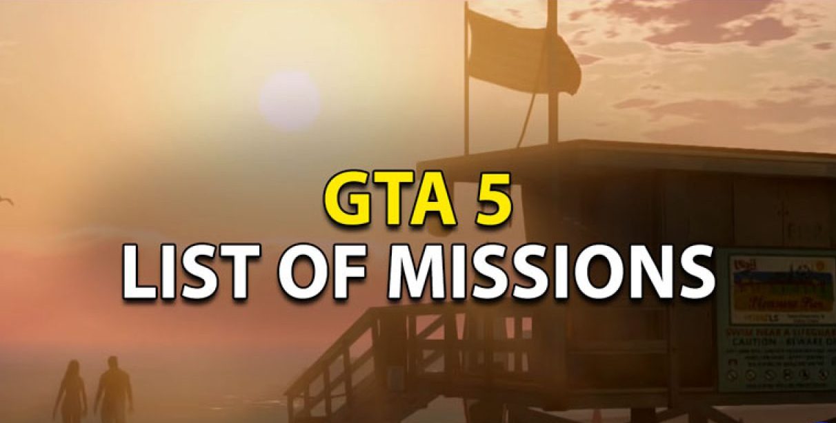 GTA 5 LIST OF MISSIONS